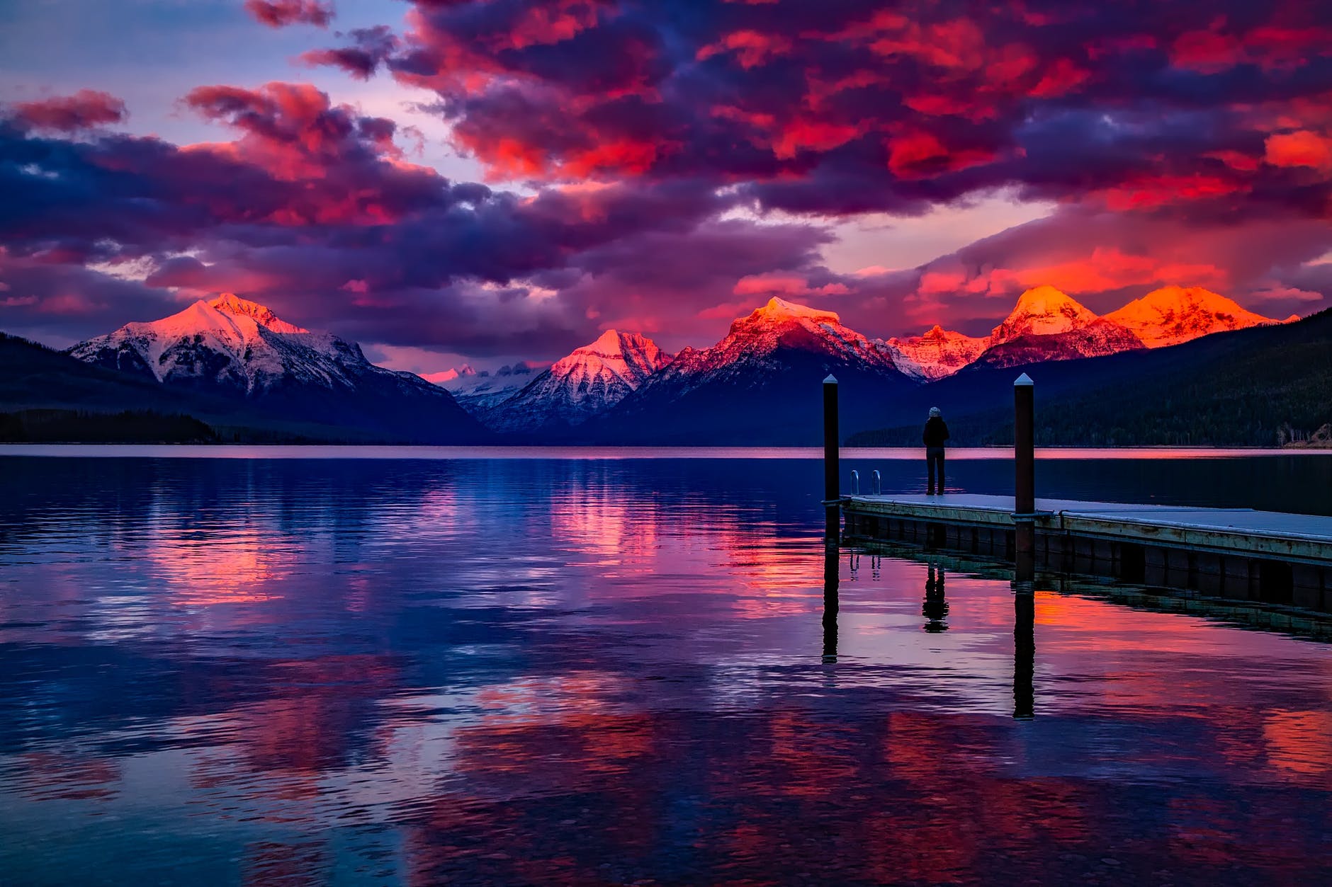 beautiful calm clouds dark