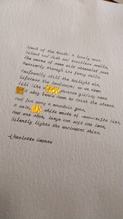 Words carry physical weight and sound texture on the page.. Source: Reddit